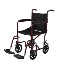 Load image into Gallery viewer, Medline Basic Aluminum Transport Chair with 8&quot; Wheels