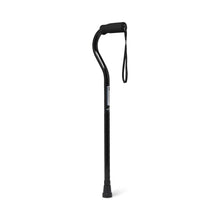 Load image into Gallery viewer, Medline Offset Handle Fashion Canes - Black Aluminum