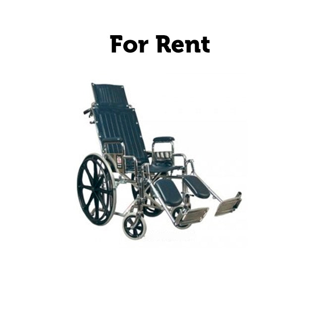 RENTAL RECLINER Wheelchair- 18IN (WEEKLY)