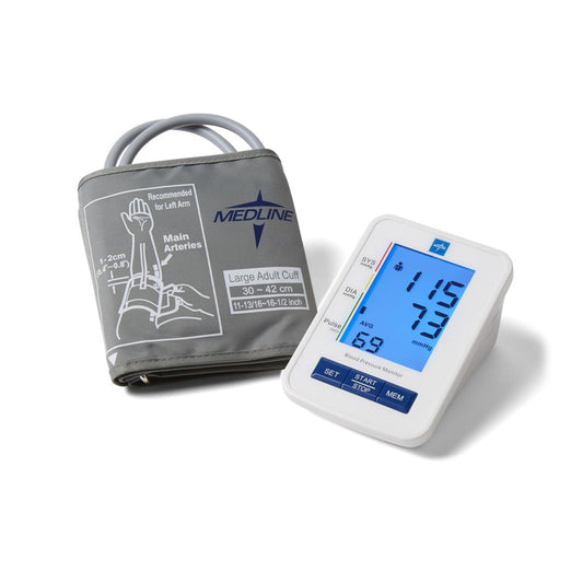 Automatic Digital Blood Pressure Monitor with Large Adult Cuff