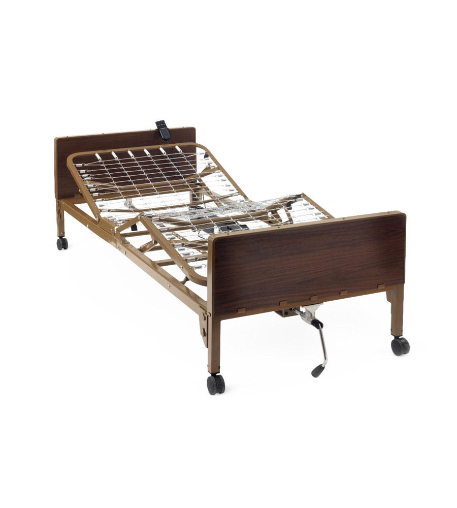Basic Semi-Electric Hospital Bed with 15"-20" Height Range