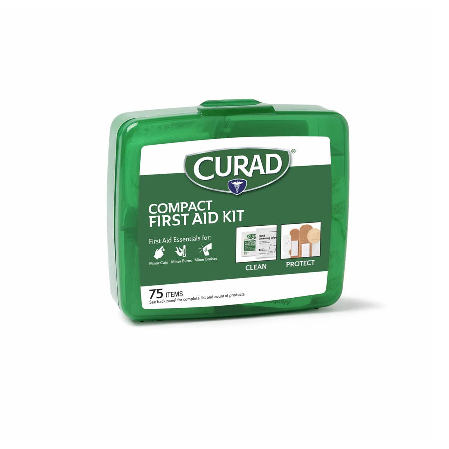 CURAD Compact First Aid Kits - 75 pcs