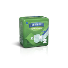 Load image into Gallery viewer, FitRight OptiFit Ultra Incontinence Briefs with Center Tab Adult Diapers, Heavy Absorbency