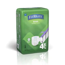 Load image into Gallery viewer, FitRight Baribrief Incontinence Briefs Adult Diapers with Tabs, Overnight Absorbency