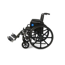 Load image into Gallery viewer, 20&quot; Wide K1 Basic Nylon Wheelchair with Swing-Back Desk-Length Arms and Swing-Away Footrests