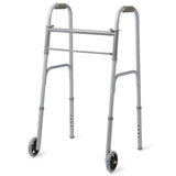 Medline Two-Button Folding Walkers with 5
