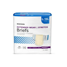 Load image into Gallery viewer, McKesson Extended Wear Stretch Adult Diapers with Tabs, Maximum