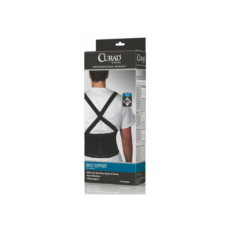CURAD Back Support with Suspenders