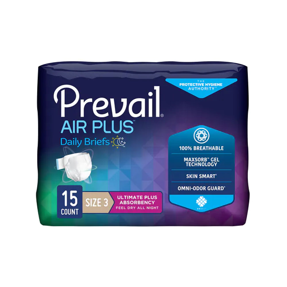 Prevail Air Plus Adult Diapers with Tabs