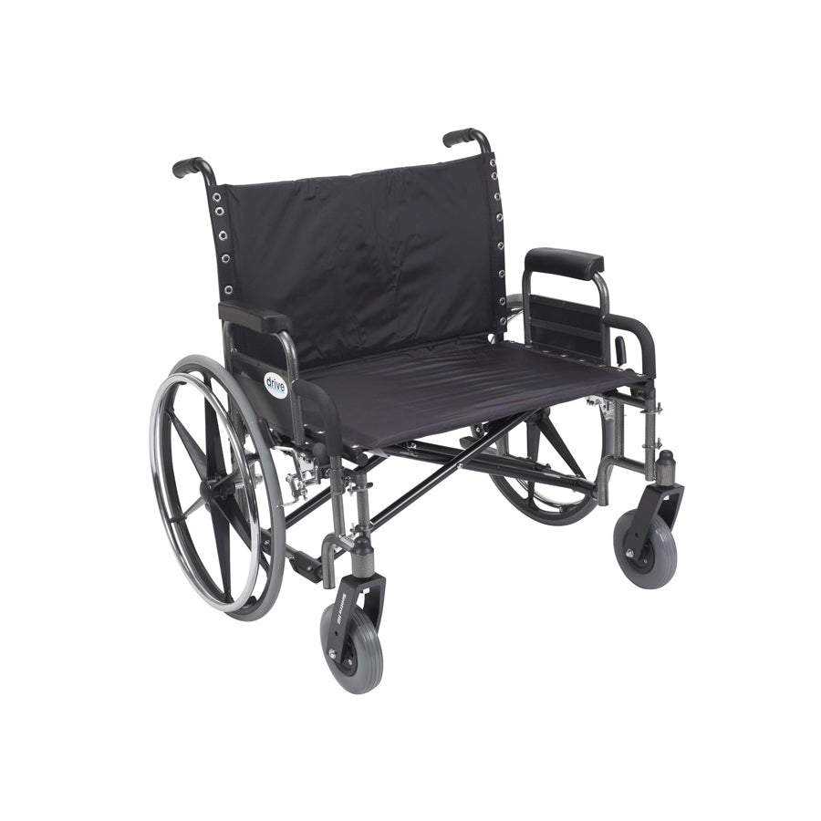 Sentra Heavy Duty Wheelchair with Detachable Desk Arms