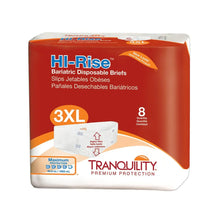 Load image into Gallery viewer, Tranquility Hi-Rise Bariatric Disposable Adult Diapers with Tabs, Maximum